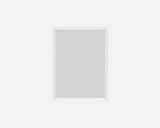 Зеркало Лаура белое